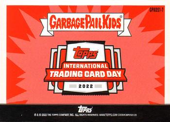2022 Topps Garbage Pail Kids International Trading Card Day #GPKOS1-7 Tee-Vee Stevie Back