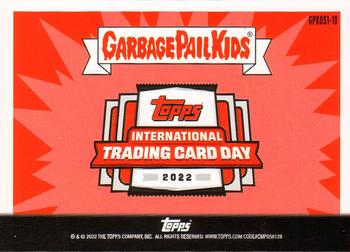 2022 Topps Garbage Pail Kids International Trading Card Day #GPKOS1-10 Drippy Dan Back