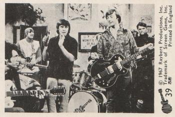 1967 A&BC The Monkees (Black & White) #39 The Monkees Front
