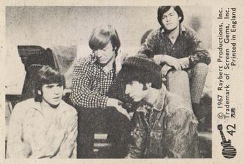 1967 A&BC The Monkees (Black & White) #42 The Monkees Front