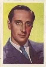 1936-37 Nestle Stars of the Silver Screen Volume 2 #128 Basil Rathbone Front
