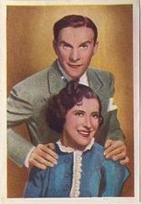 1936-37 Nestle Stars of the Silver Screen Volume 2 #140 George Burns / Gracie Allen Front