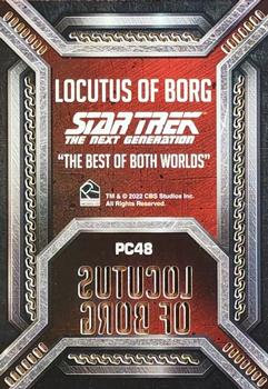 2022 Rittenhouse Star Trek The Next Generation Archives & Inscriptions - Laser Cut Villains #PC48 Locutus of Borg Back