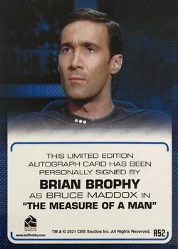 2022 Rittenhouse Star Trek The Next Generation Archives & Inscriptions - Autographed Inscriptions #A52 Brian Brophy Back