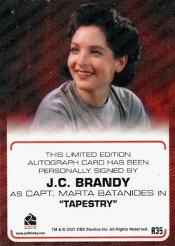 2022 Rittenhouse Star Trek The Next Generation Archives & Inscriptions - Autographed Inscriptions #A35 J.C. Brandy Back