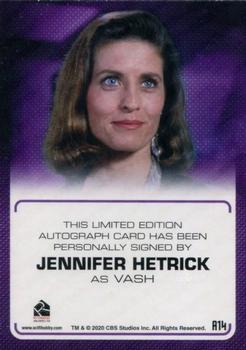 2022 Rittenhouse Star Trek The Next Generation Archives & Inscriptions - Autographed Inscriptions #A14 Jennifer Hetrick Back