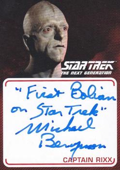 2022 Rittenhouse Star Trek The Next Generation Archives & Inscriptions - Autographed Inscriptions #A27 Michael Berryman Front