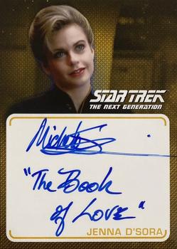 2022 Rittenhouse Star Trek The Next Generation Archives & Inscriptions - Autographed Inscriptions #A50 Michele Scarabelli Front
