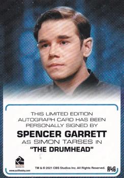 2022 Rittenhouse Star Trek The Next Generation Archives & Inscriptions - Autographed Inscriptions #A46 Spencer Garrett Back