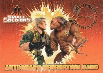 1998 Inkworks Small Soldiers - Autographs #NNO Autograph Redemption Front