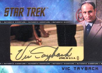 2018 Rittenhouse Star Trek The Original Series The Captain's Collection - Archive Cut Signatures #NNO Vic Tayback Front