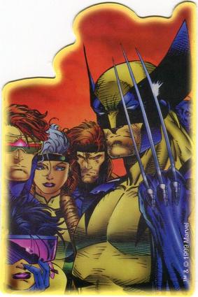1999 A&A Global Marvel Vending Stickers #NNO Wolverine / X-Men Front