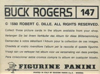 1980 Panini Buck Rogers Stickers #147 Sticker 147 Back