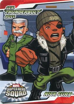 2009 Upper Deck Super Hero Squad - Stickers #SHSSTICKER_004 Gen. Thunderbolt Ross/Nick Fury Front