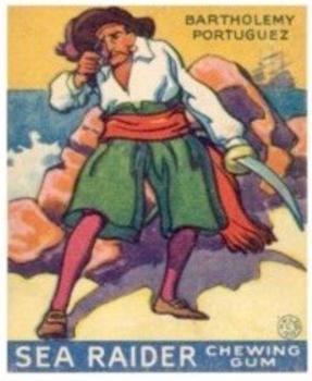 1933 World Wide Gum Sea Raiders (Canadian Version / English & French) (V359-2) #11 Bartholomy Portuguez Front