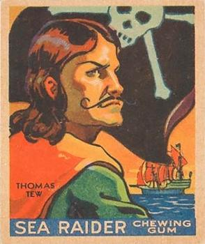 1933 World Wide Gum Sea Raiders (Canadian Version / English & French) (V359-2) #32 Thomas Tew Front