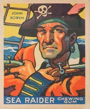1933 World Wide Gum Sea Raiders (Canadian Version / English & French) (V359-2) #34 John Bowen Front