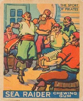 1933 World Wide Gum Sea Raiders (Canadian Version / English & French) (V359-2) #47 The Sport of Pirates Front