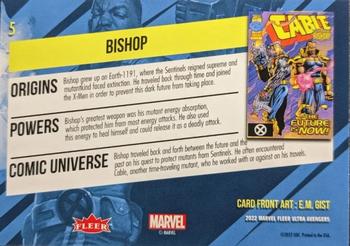 2022 Fleer Ultra Marvel Avengers #5 Bishop Back