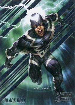 2022 Fleer Ultra Marvel Avengers #6 Black Bolt Front
