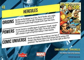 2022 Fleer Ultra Marvel Avengers #48 Hercules Back
