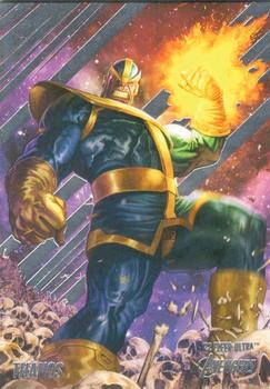 2022 Fleer Ultra Marvel Avengers #76 Thanos Front