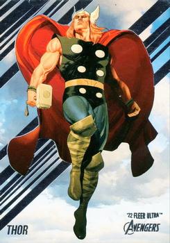 2022 Fleer Ultra Marvel Avengers #77 Thor Front