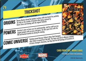 2022 Fleer Ultra Marvel Avengers #79 Trickshot Back