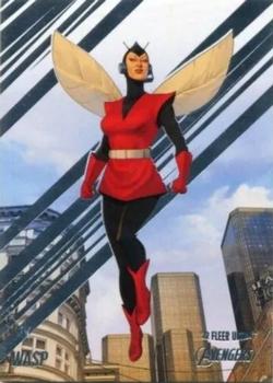 2022 Fleer Ultra Marvel Avengers #85 Wasp Front