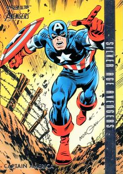 2022 Fleer Ultra Marvel Avengers #103 Captain America Front