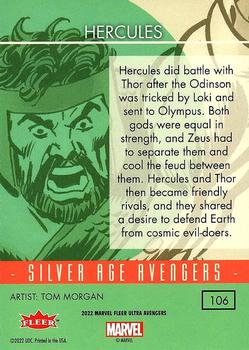 2022 Fleer Ultra Marvel Avengers #106 Hercules Back