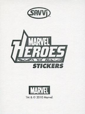 2010 Savvi Marvel Heroes Stickers #NNO Blade Back