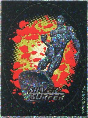 2010 Savvi Marvel Heroes Stickers #NNO Silver Surfer Front