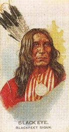 1989 Allen & Ginter Celebrated American Indian Chiefs (N2) (reprint) #NNO Black Eye Front