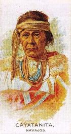 1989 Allen & Ginter Celebrated American Indian Chiefs (N2) (reprint) #NNO Cayatanita Front