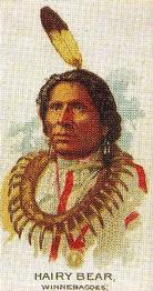 1989 Allen & Ginter Celebrated American Indian Chiefs (N2) (reprint) #NNO Hairy Bear Front