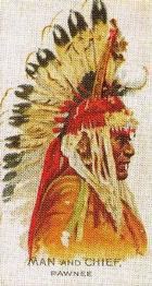 1989 Allen & Ginter Celebrated American Indian Chiefs (N2) (reprint) #NNO Man And Chief Front