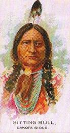 1989 Allen & Ginter Celebrated American Indian Chiefs (N2) (reprint) #NNO Sitting Bull Front