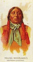 1989 Allen & Ginter Celebrated American Indian Chiefs (N2) (reprint) #NNO Young Whirlwind Front