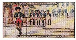 1989 Imperial Tobacco Limited 1916 Player's Napoleon (reprint) #3 Buonaparte at Brienne, 1779 Front