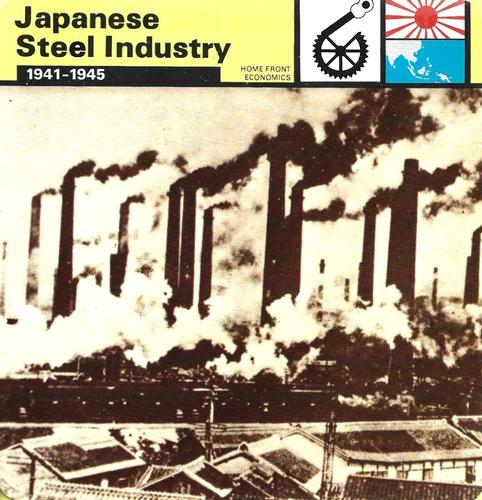 1977 Edito-Service World War II - Deck 62 #13-036-62-06 Japanese Steel Industry Front