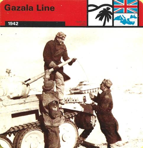 1977 Edito-Service World War II - Deck 63 #13-036-63-05 Gazala Line Front
