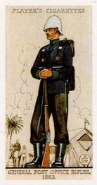 1990 Imperial Tobacco Co. 1939 Player's Uniforms of the Territorial Army (Reprint) #12 General Post Office Rifles 1882 Front