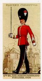 1990 Imperial Tobacco Co. 1939 Player's Uniforms of the Territorial Army (Reprint) #20 6th Bn. The Northumberland Fusiliers 1908 Front