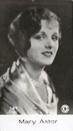 1930-39 De Beukelaer Film Stars (101-200) #187 Mary Astor Front