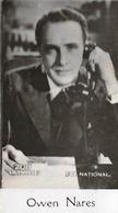 1930-39 De Beukelaer Film Stars (201-300) #208 Owen Nares Front