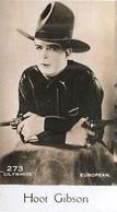 1930-39 De Beukelaer Film Stars (201-300) #273 Hoot Gibson Front