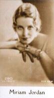 1930-39 De Beukelaer Film Stars (201-300) #280 Miriam Jordan Front