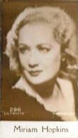 1930-39 De Beukelaer Film Stars (201-300) #296 Miriam Hopkins Front