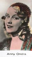 1930-39 De Beukelaer Film Stars (301-400) #393 Anny Ondra Front